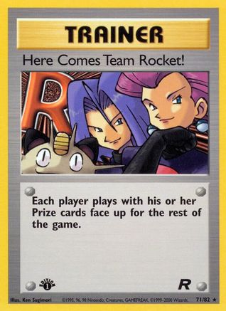 Here Comes Team Rocket! (71/82) - Team Rocket 1st Edition - Rare