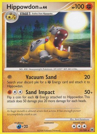 Hippowdon (21/100) - Majestic Dawn  - Rare