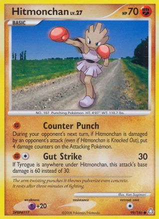 Hitmonchan (99/146) - Legends Awakened  - Common