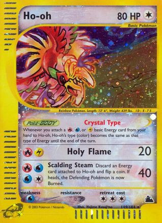 Ho-oh 149 - Skyridge Reverse Holofoil - Secret Rare