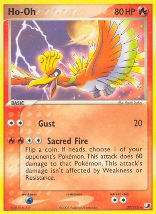 Ho-Oh - 027/115 - Unseen Forces Normal