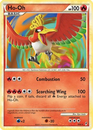 Ho-Oh 9/95 - Call of Legends Reverse Holofoil