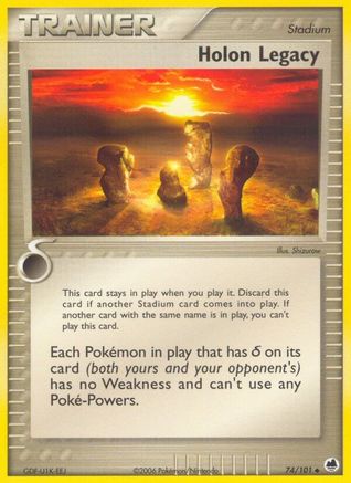 Holon Legacy 074 - Dragon Frontiers Reverse Holofoil - Uncommon
