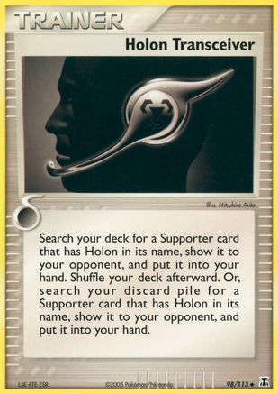Holon Transceiver - 098/113 - Delta Species Reverse Holofoil