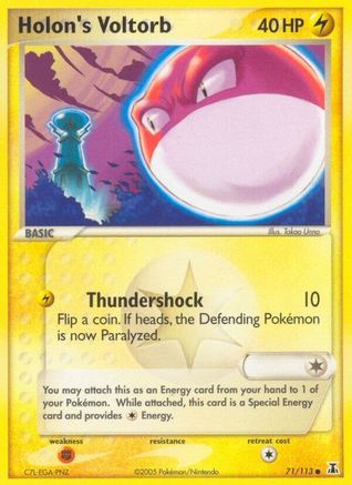 Holon's Voltorb - 071/113 - Delta Species Reverse Holofoil