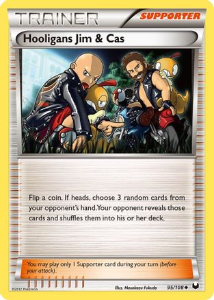 Hooligans Jim & Cas 095/108 - Dark Explorers Normal - Uncommon