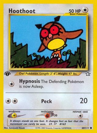 Hoothoot 060/111 - Neo Genesis 1st Edition - Common