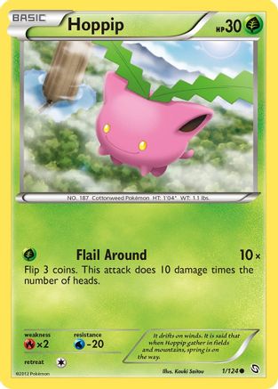 Hoppip 001 - Dragons Exalted Normal - Common
