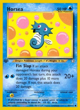 Horsea 062/111 - Neo Genesis 1st Edition - Common