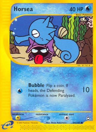 Horsea 84/147 - Aquapolis Reverse Holofoil