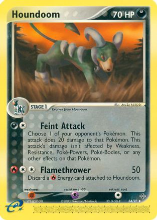 Houndoom 034/97 - Dragon Normal - Uncommon