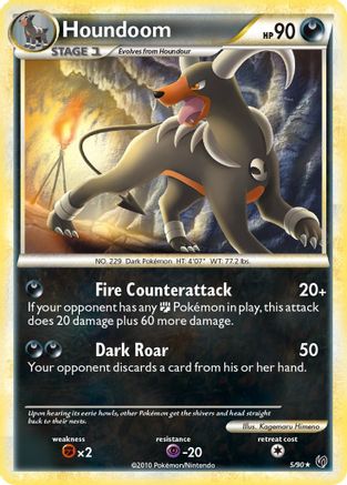 Houndoom - 005/90 - Undaunted Reverse Holofoil