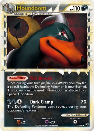 Houndoom 82/90 - HSUndaunted Holofoil