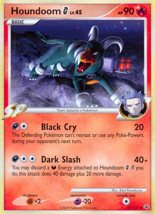 Houndoom G 050/127 - Platinum Reverse Holofoil - Uncommon