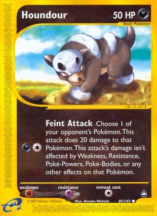 Houndour (87) 087/147 - Aquapolis Normal - Common