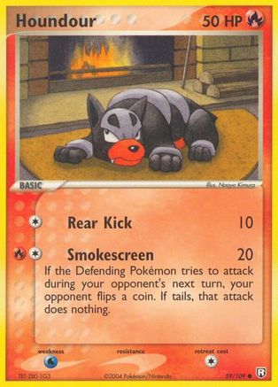 Houndour - 059/109  - Team Rocket Returns Reverse Holofoil