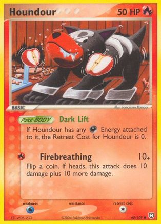 Houndour - 060/109  - Team Rocket Returns Reverse Holofoil