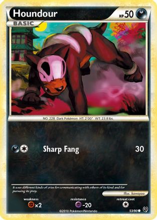 Houndour (53)  - Undaunted Normal