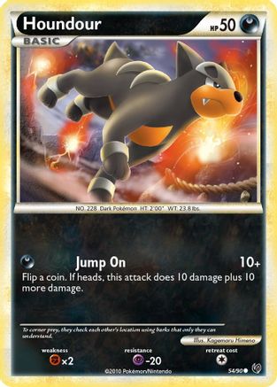 Houndour (54)  - Undaunted Normal