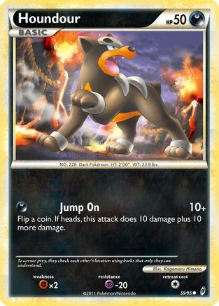 Houndour (59/95) - Call of Legends Reverse Holofoil - Common
