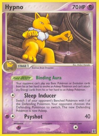 Hypno 23/113 - Delta Species Reverse Holofoil