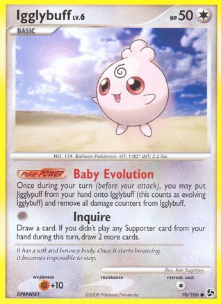 Igglybuff (70/106) - Great Encounters Reverse Holofoil - Common