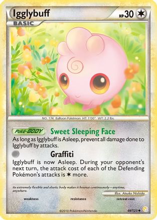 Igglybuff 044/123 - HeartGold SoulSilver Reverse Holofoil - Uncommon