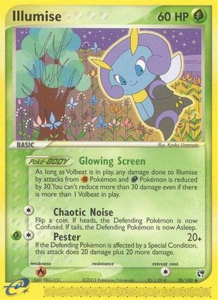 Illumise 038 - Sandstorm Reverse Holofoil - Uncommon