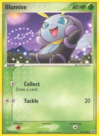 Illumise 32/106 - Emerald Reverse Holofoil