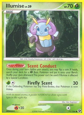 Illumise (71/106) - Great Encounters Reverse Holofoil - Common