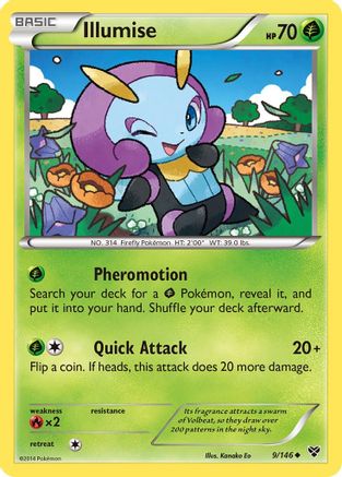 Illumise 009 - XY Base Set Normal - Uncommon