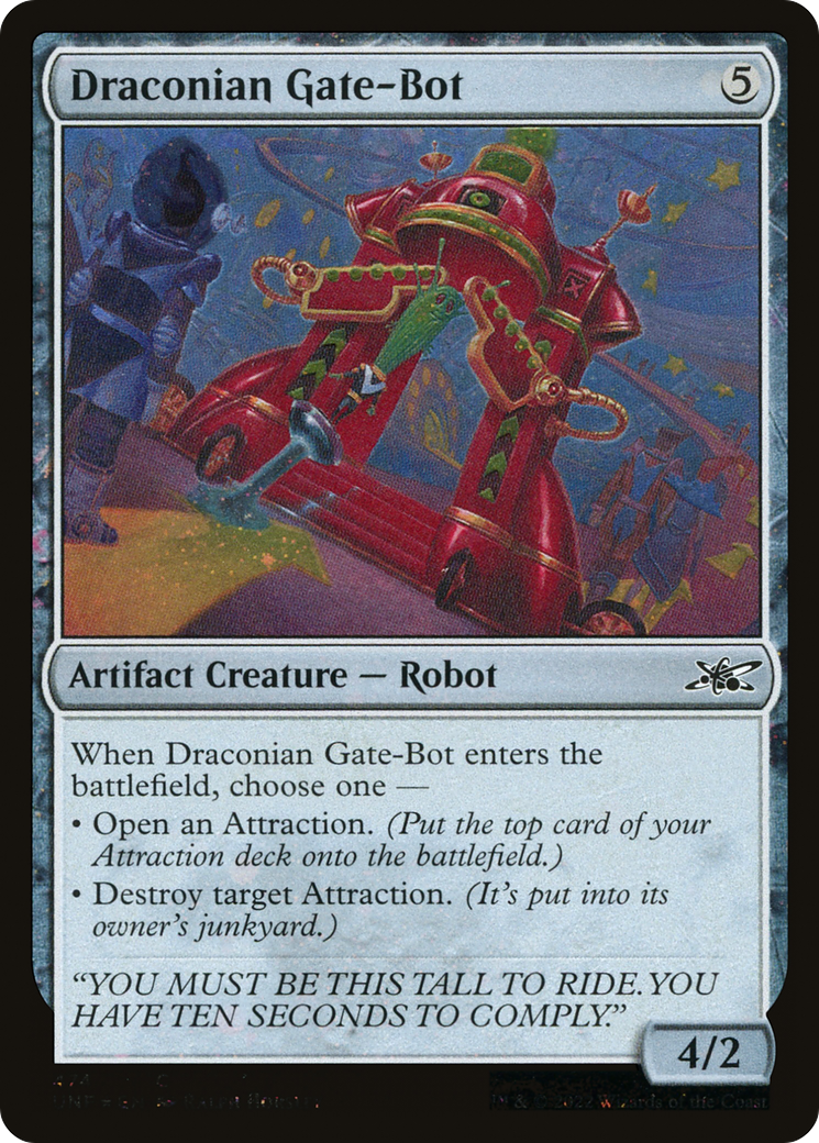 Draconian Gate-Bot (UNF-474) - Unfinity Foil