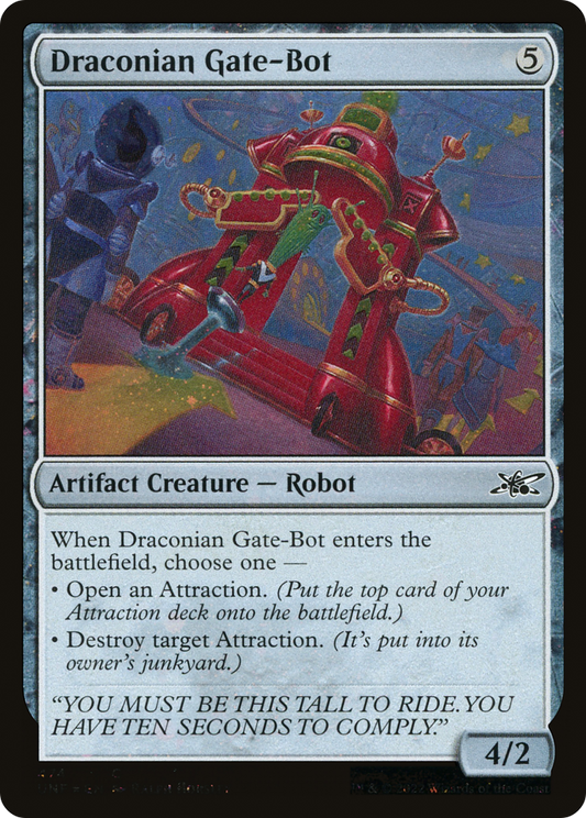 Draconian Gate-Bot (UNF-474) - Unfinity Foil