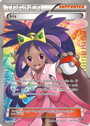 Iris (Full Art) (101/101) - Plasma Blast Holofoil - Ultra Rare