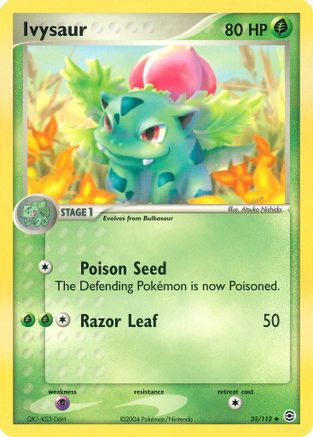 Ivysaur 35/112 - FireRed & LeafGreen Reverse Holofoil