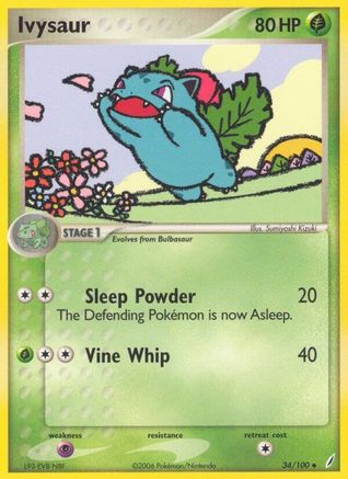 Ivysaur - 034/100  - Crystal Guardians Normal