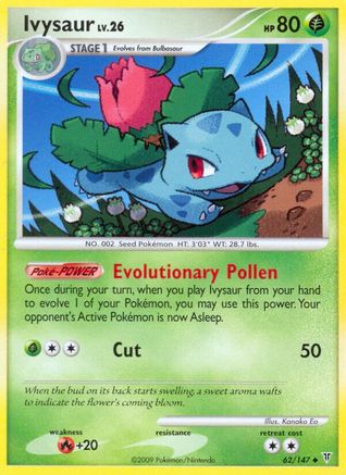 Ivysaur (62/147) - Supreme Victors Reverse Holofoil - Uncommon