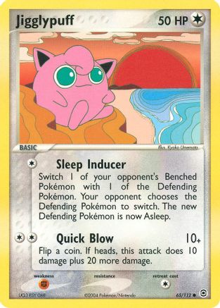 Jigglypuff 65/112 - FireRed & LeafGreen Reverse Holofoil