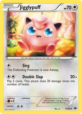 Jigglypuff 078/99 - Next Destinies Reverse Holofoil - Uncommon