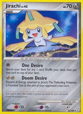 Jirachi (31/146) - Legends Awakened  - Rare