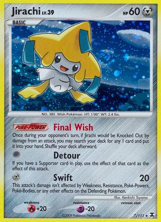 Jirachi - 007/111 - Rising Rivals Reverse Holofoil