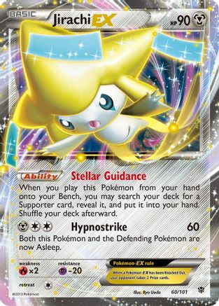 Jirachi EX (60/101) - Plasma Blast Holofoil - Ultra Rare