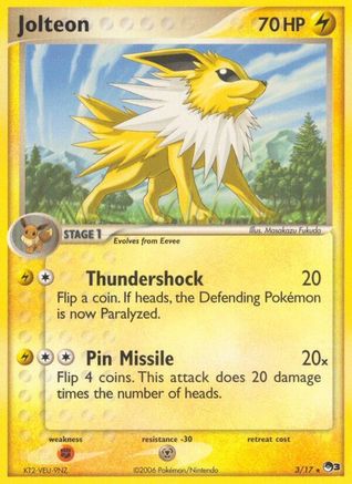 Jolteon - 003/017 - POP Series 3 Holofoil