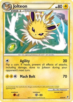 Jolteon (45/95) - Call of Legends  - Uncommon