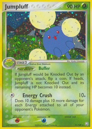 Jumpluff - 011/109 - Team Rocket Returns Holofoil