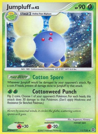Jumpluff (11/132) - Secret Wonders Reverse Holofoil - Holo Rare