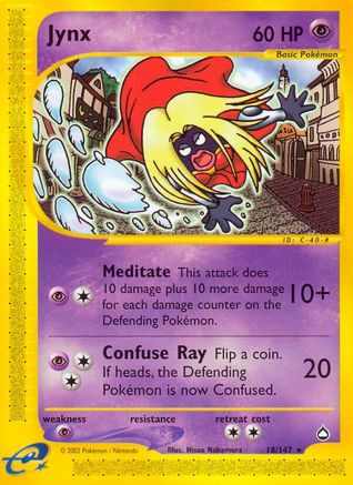 Jynx 18/147 - Aquapolis Reverse Holofoil