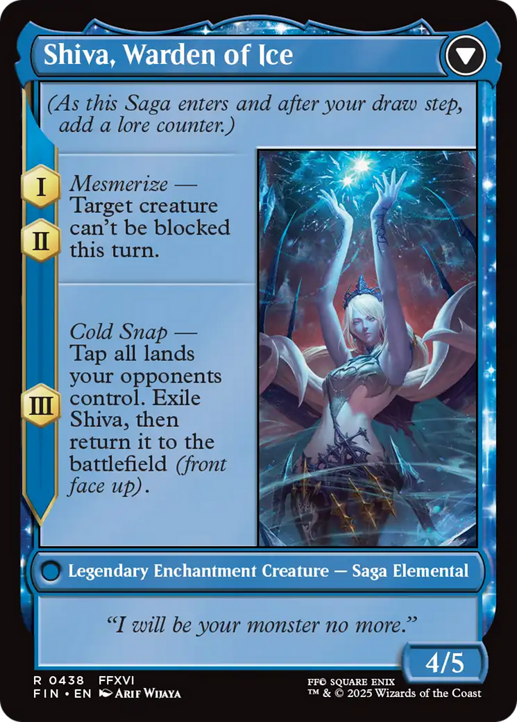 Jill, Shiva's Dominant (Extended Art) (FIN-438) - FINAL FANTASY: (Extended Art) Foil