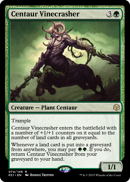 Centaur Vinecrasher (PZ1-074) - Legendary Cube Prize Pack