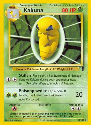 Kakuna 050/110 - Legendary Collection Reverse Holofoil - Uncommon